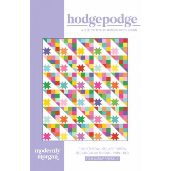Hodge Podge Quilt Pattern by Morgan Mccollough of Modernly Morgan