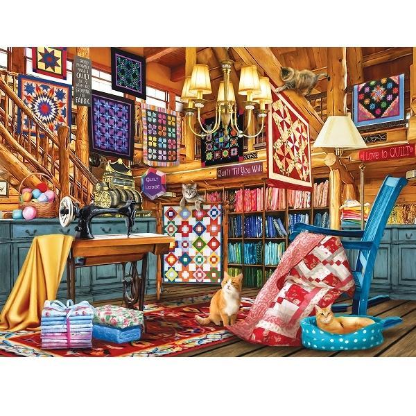 The Quilt Lodge from SunsOut Puzzles