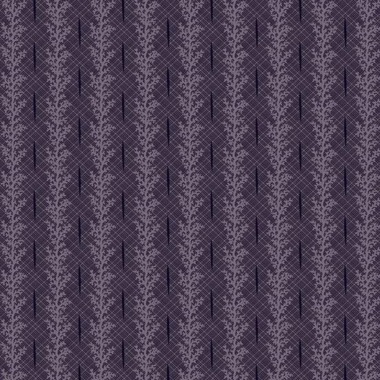 Reminiscence Coral Stripe Purple From Andover Fabric