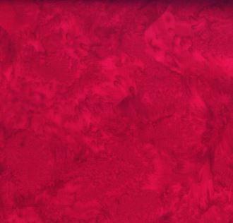 Bali Watercolors Batik Cardinal from Hoffman Fabrics