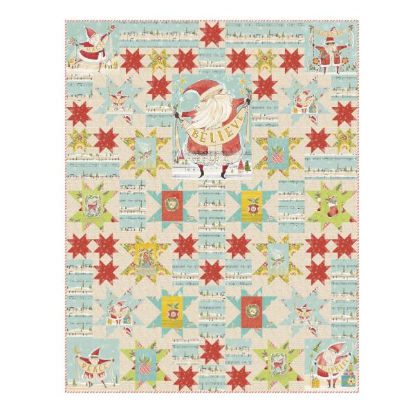 Believe Santa Quilt Kit From Free Spirit