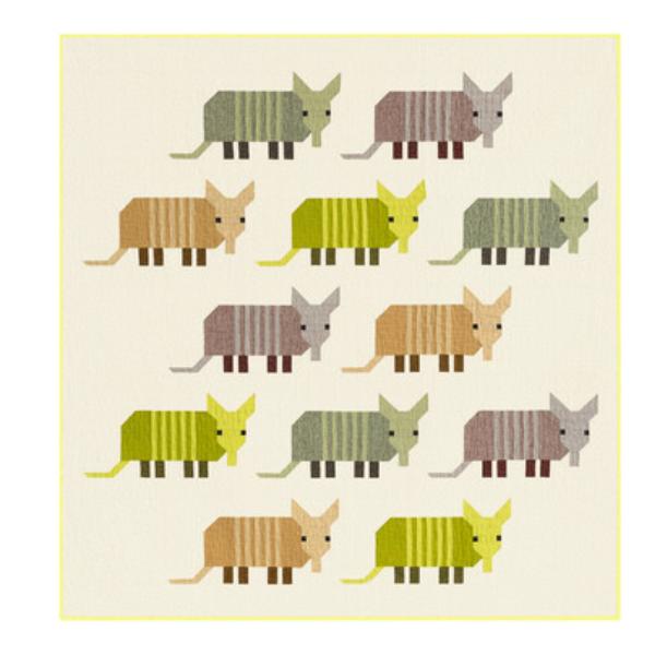 Armadillos Quilt Kit By  Elizabeth Hartman From Robert Kaufman