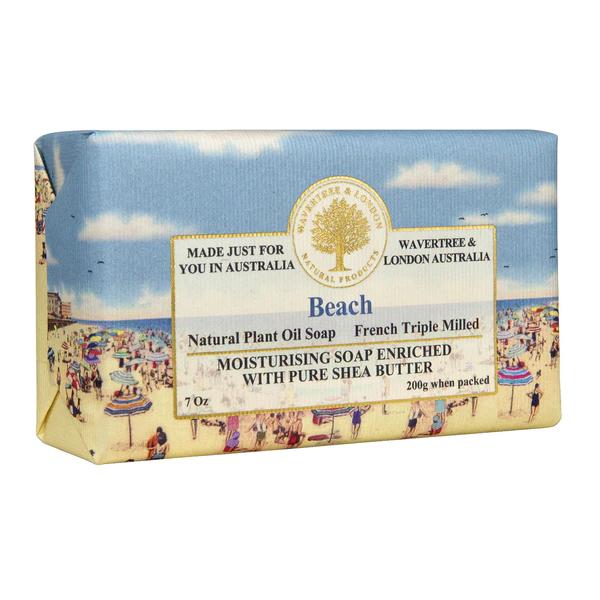 Beach 7Oz Bar Soap By Wavertree & London