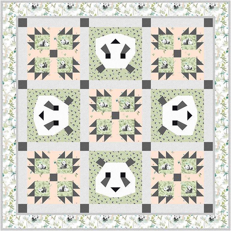 Panda-Monium Quilt Kit 