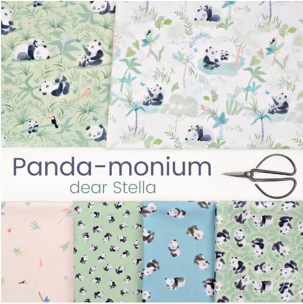 Panda-Monium Fat Quarter Bundle from Dear Stella