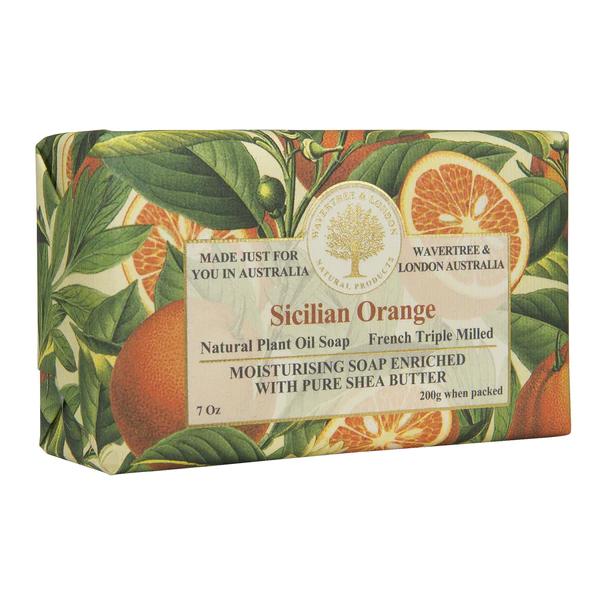 Sicilian Soap 7Oz Soap Bar By Wavertree & London