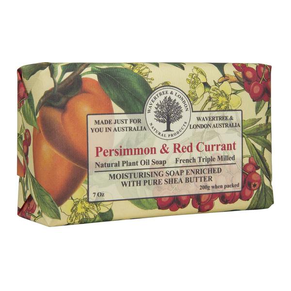 Persimmon & Red Currant Soap 7Oz Soap Bar By Wavertree & London