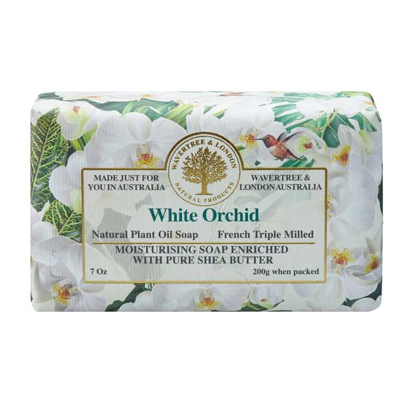 White Orchid Soap 7Oz Soap Bar By Wavertree & London