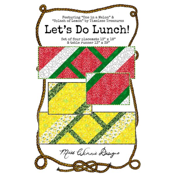 Let'S Do Lunch Pattern By Hanna Bourque For Miss Winnie Designs