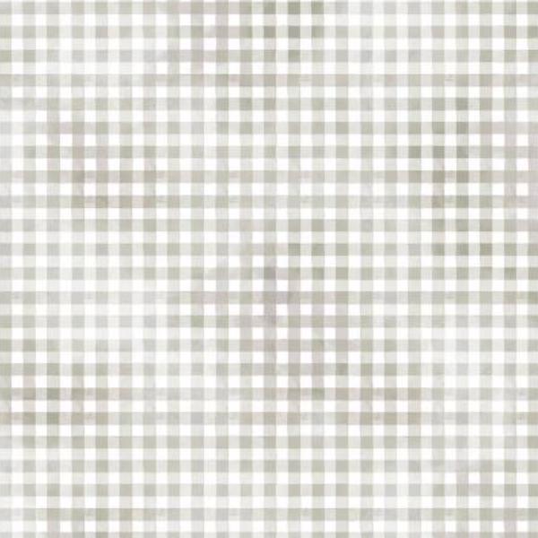 Sunflower Field Plaid Grey By Sandy L Clough Collection For P & B