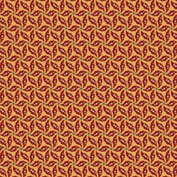 Winter Joy Poinsettia Gold By Hannah West For Henry Glass