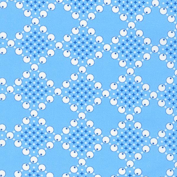 Sunnyside Farm Grid Blue By Debbie Beaves From Flowerhouse For Robert Kaufman Fabrics