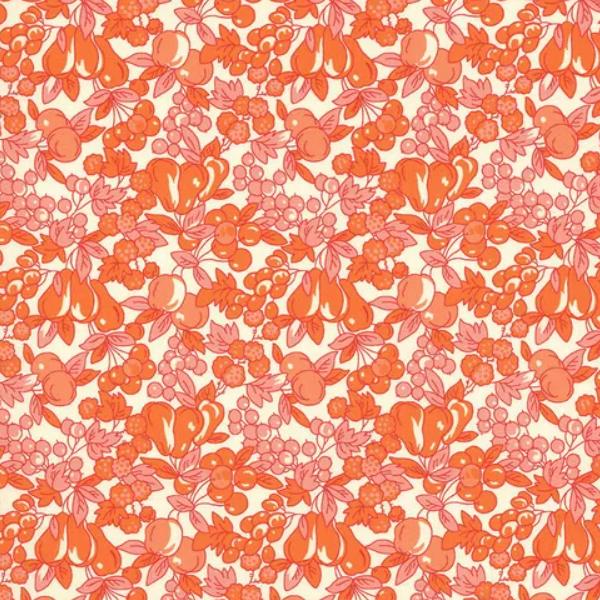 Sunnyside Farm Fruit Orange By Debbie Beaves From Flowerhouse For Robert Kaufman Fabrics