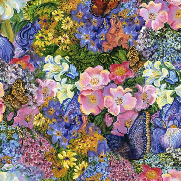 Power Of The Element Spring Floral Multi By Josephine Wall For 3 Wishes