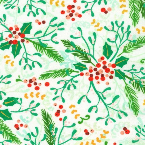 Tinsel Town Holly Vanilla By Vanessa Lillrose & Linda Fitch From Wishwell For Robert Kaufman