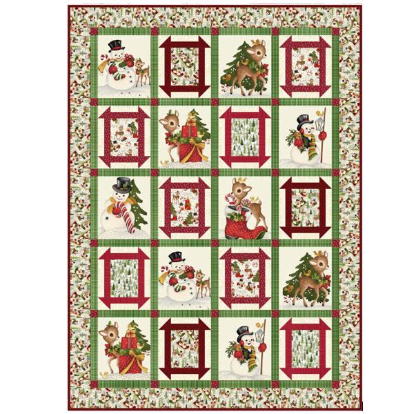 Winter Joy Quilt Kit from Henry Glass