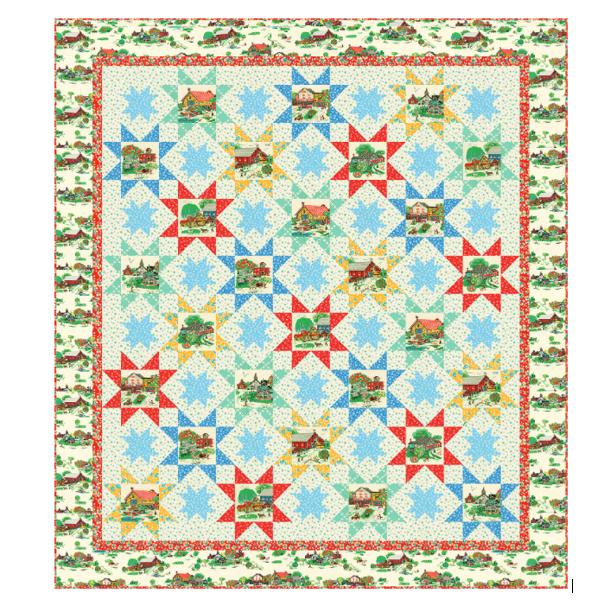 Sunnyside Farm Quilt Kit From Robert Kaufman