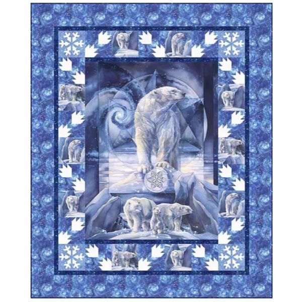 Frosty Polar Bears Quilt Kit From Northcott