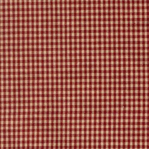 Tea Towel Mini Check Red by Dunroven House