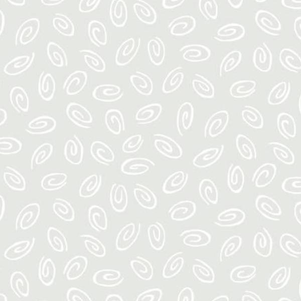 Ramblings 13 Squiggles White On White By P & B Textiles