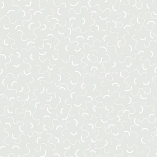 Ramblings 13 Wavy Lines White On White By P & B Textiles