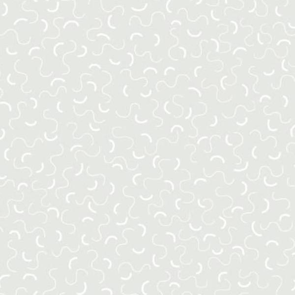Ramblings 13 Wavy Lines White On White By P & B Textiles