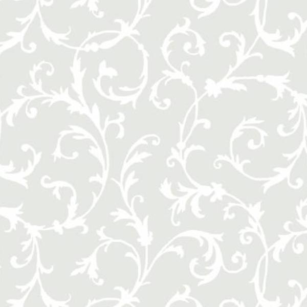 Ramblings 13 Scroll White On White By P & B Textiles