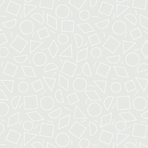 Ramblings 13 Geometric White On White By P & B Textiles