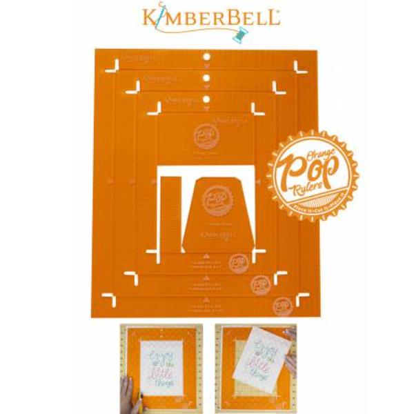 Orange Pop Rulers Rectangle Set by Kim Christopherson for Kimberbell