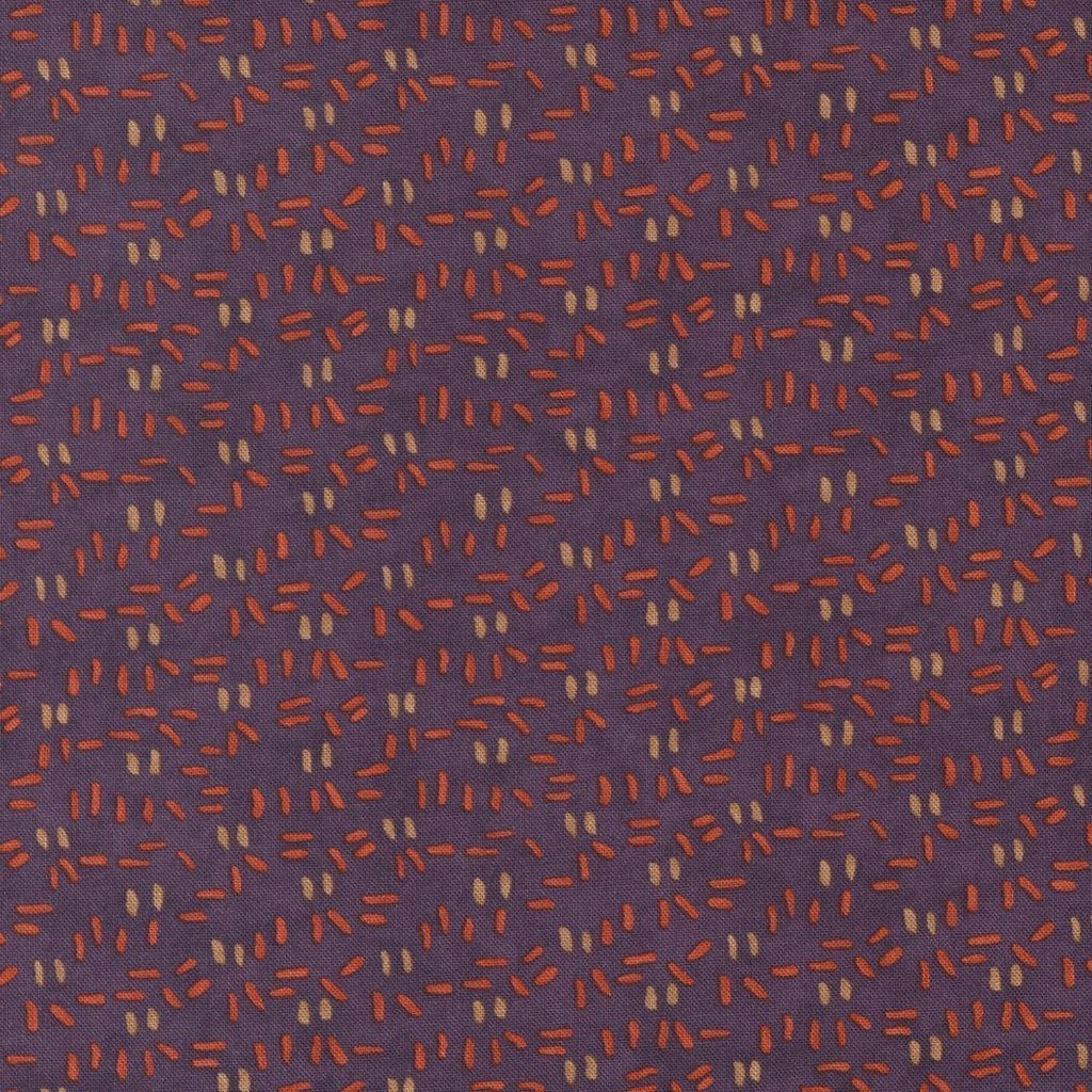 Sunflower Garden Seeds Purple By Holly Taylor For Moda