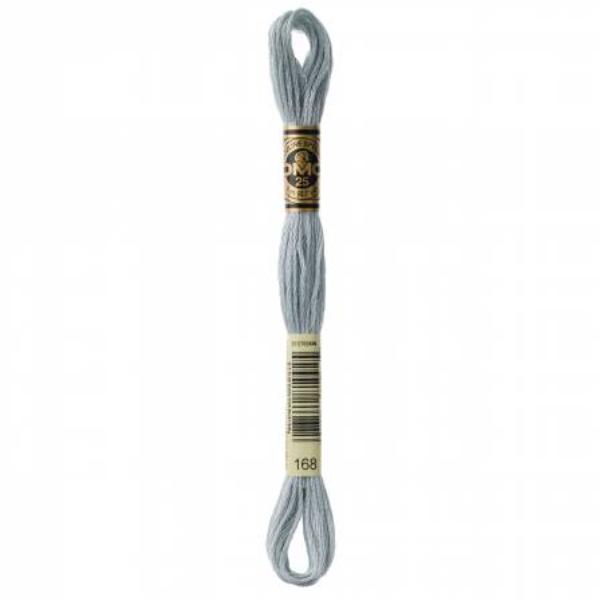 DMC Embroidery Floss Color 168 Very Light Pewter Floss
