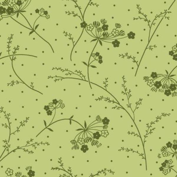 Kimberbell Basic Queen Anne'S Lace Green From Maywood Studio