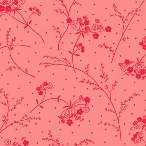 Kimberbell Basic Queen Anne'S Lace Pink From Maywood Studio