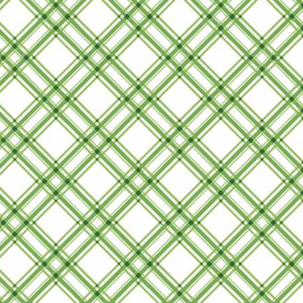 Kimberbell Basic Diagonal Plaid Green From Maywood Studio