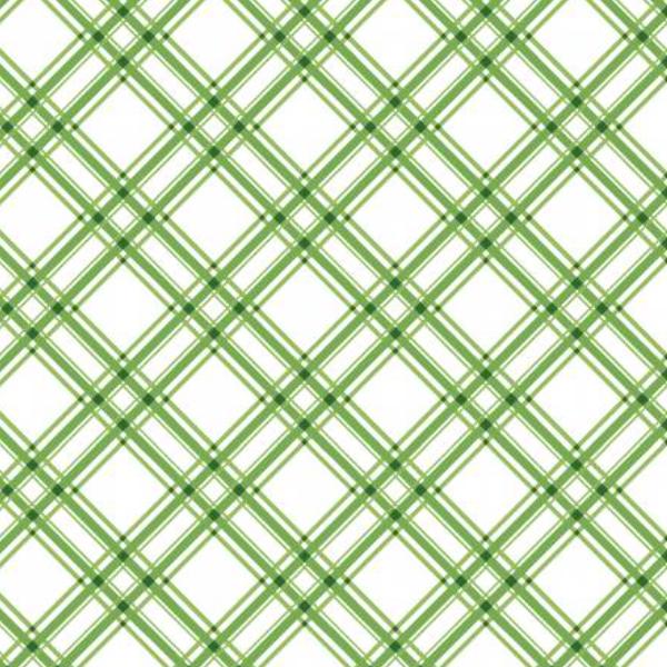 Kimberbell Basic Diagonal Plaid Green From Maywood Studio