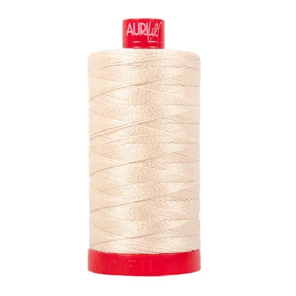 Aurifil 12Wt Light Sand 100% Cotton Thread