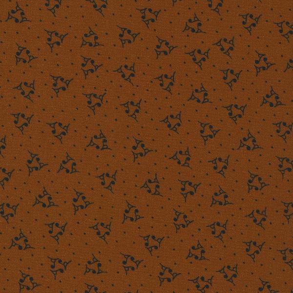 Stephenson County Triple Dot Rust By Jill Shaulis For Robert Kaufman