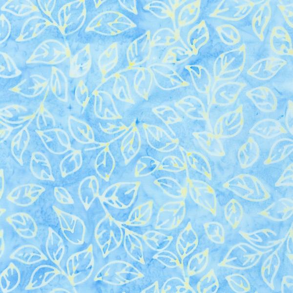 Floral Wave Batik Sky By Lunn Studios For Robert Kaufman