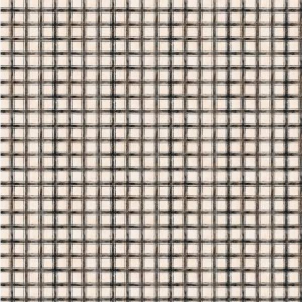 Proud Rooster Plaid Ivory/Black By Susan Winget For Wilmington Prints