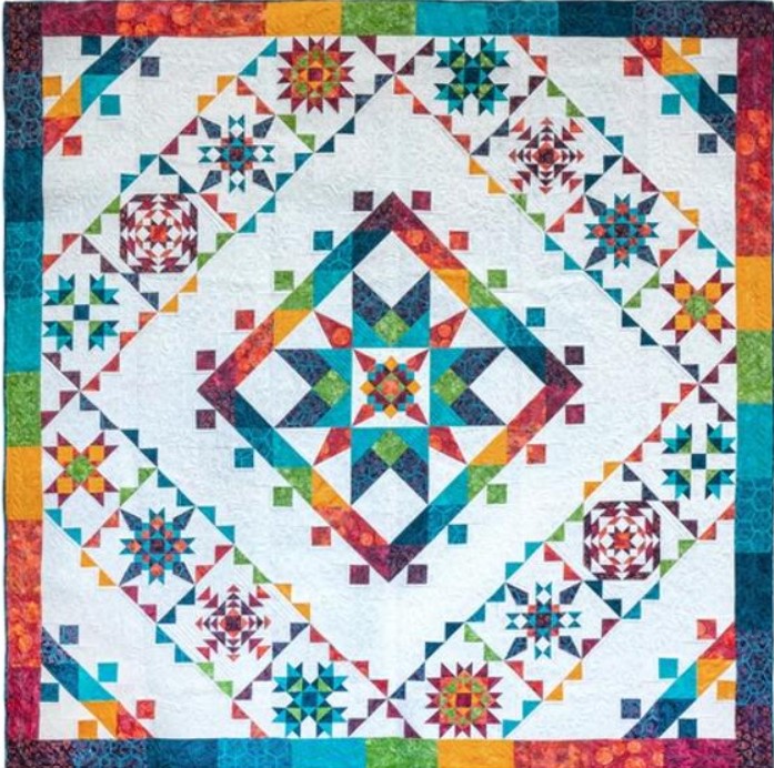 Jubilation Quilt Kit Featuring Island Batik Fabrics