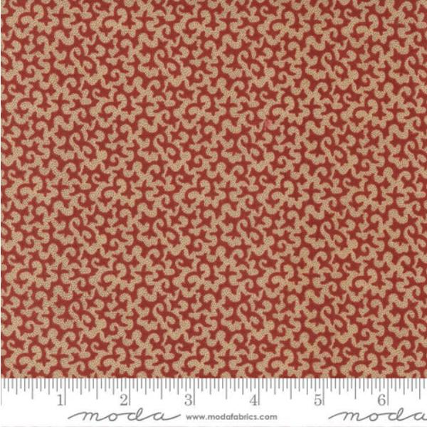 Rose Coral Brick Red By Jo Morton For Moda Fabrics