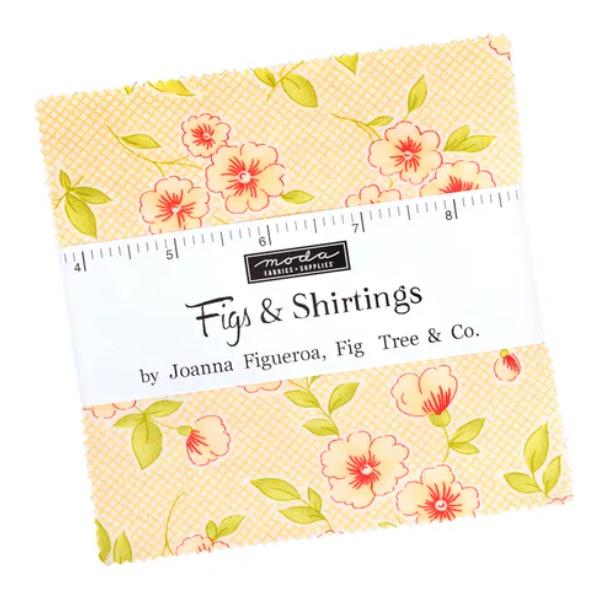 Figs & Shirtings Charm Pack by Joanna Figueroa for Moda Fabrics