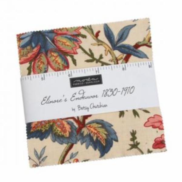 Elinores Endeavor Charm Pack by Betsy Chutchian for Moda Fabrics