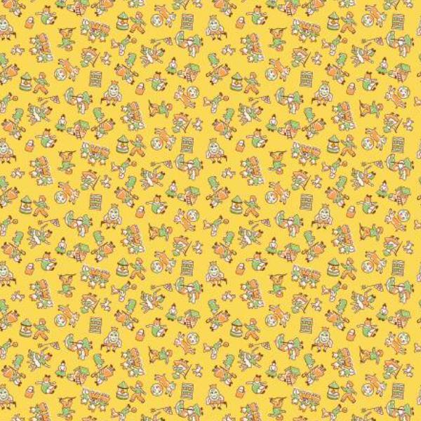 Storybook 22 Classics Yellow By Mykt Collection For Windham Fabrics