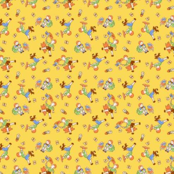 Storybook 22 Chasing Butterflies Yellow By Mykt Collection For Windham Fabrics