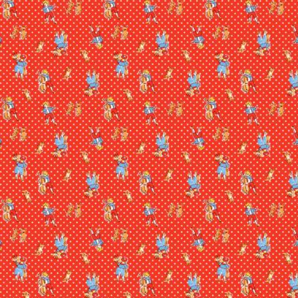 Storybook 22 Music Man Red By Mykt Collection For Windham Fabrics