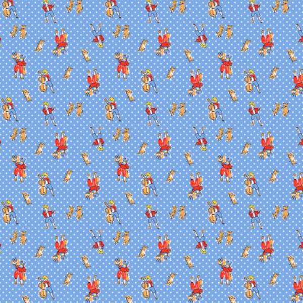 Storybook 22 Music Man Blue By Mykt Collection For Windham Fabrics