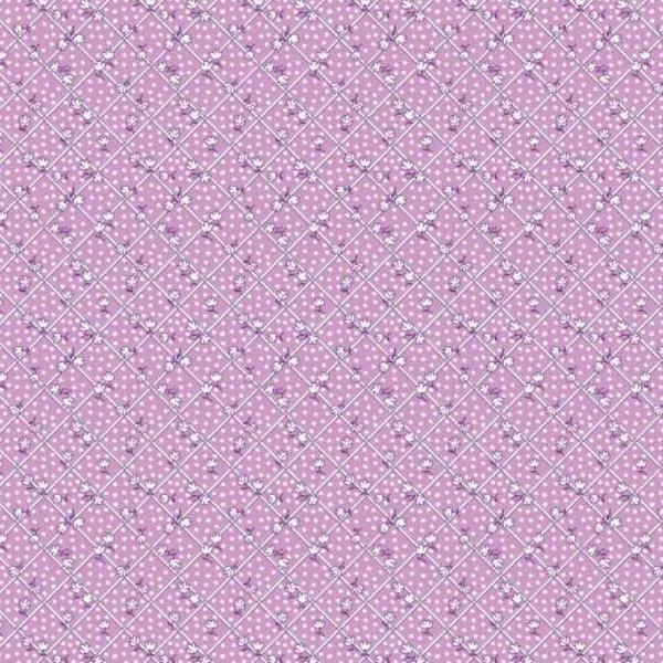 Storybook 22 Tulip Plaid Purple By Mykt Collection For Windham Fabrics