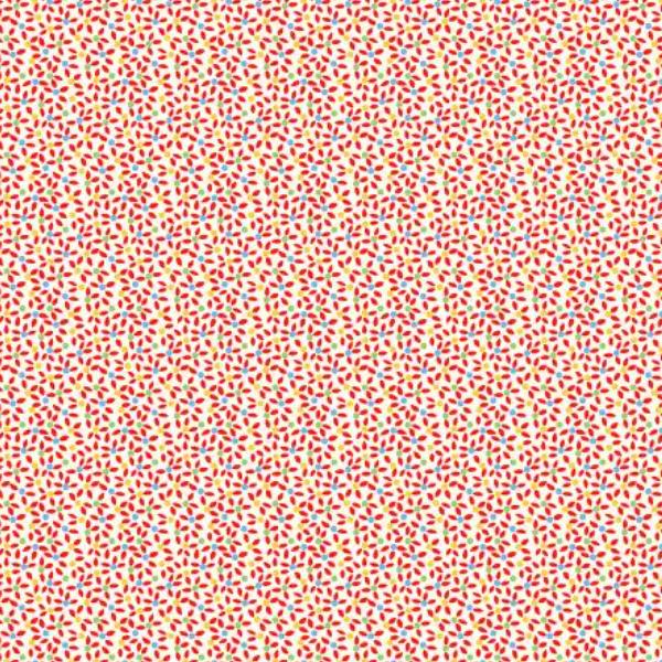 Storybook 22 Rainbow Daisy Red By Mykt Collection For Windham Fabrics