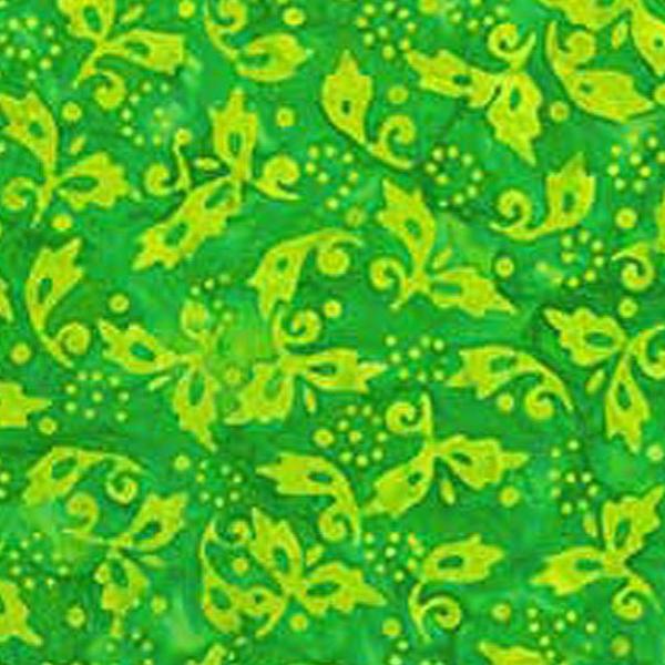 Birds Of Paradise Citrus Green By Banyan Batiks For Northcott